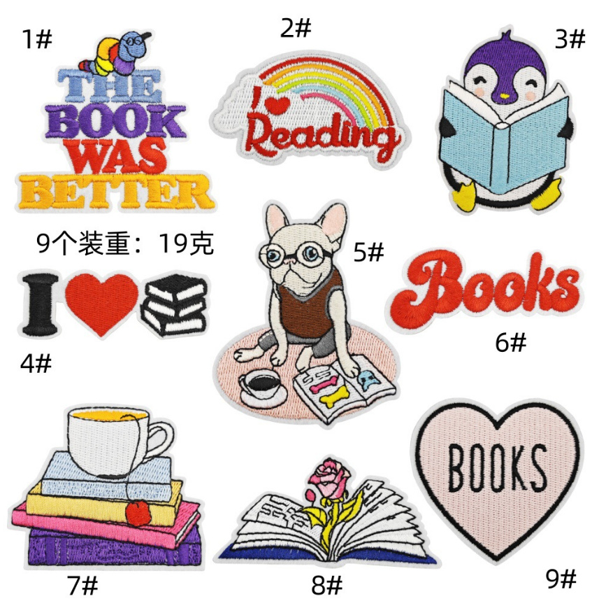 10 шт., нашивки для чтения кни – обзор и цена Phone Accessories Pictures
